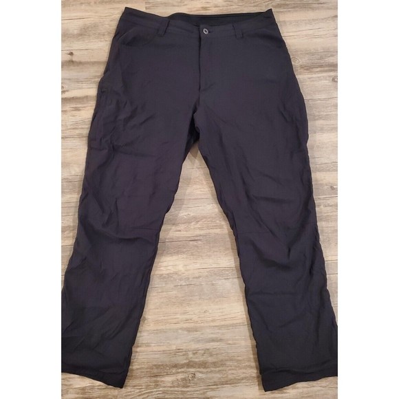 EDDIE BAUER Fleece Lined Water Resistant Trek/Hiking Outdoor Pants Mens Sz 36X30 - Picture 1 of 14